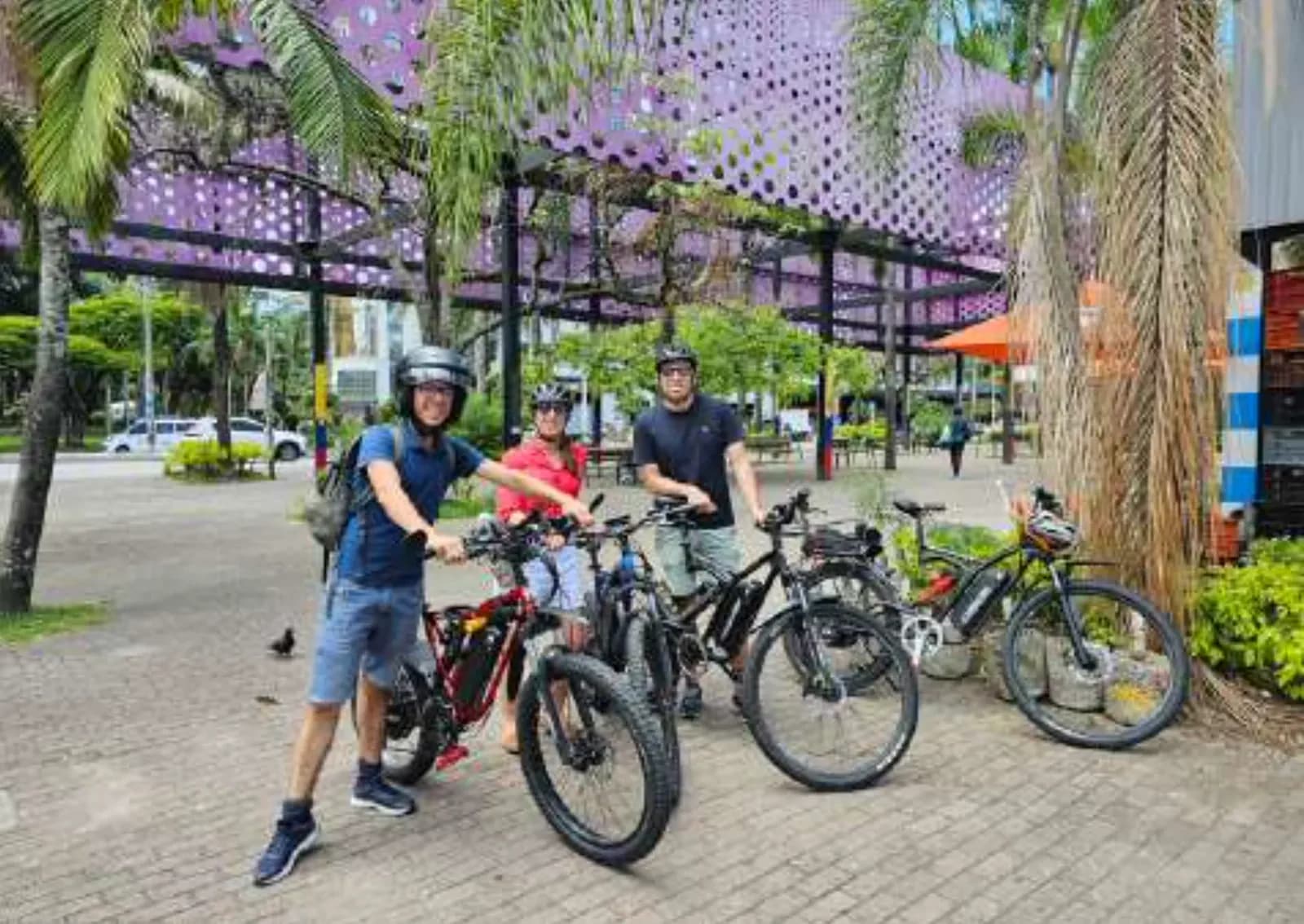 Street food en bicicleta eléctrica